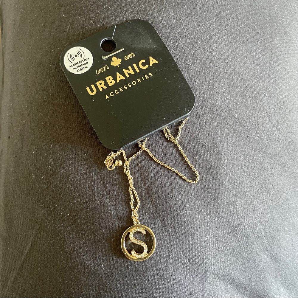 Urbanica “S” Initial Necklace (FREE WITH BUNDLE)